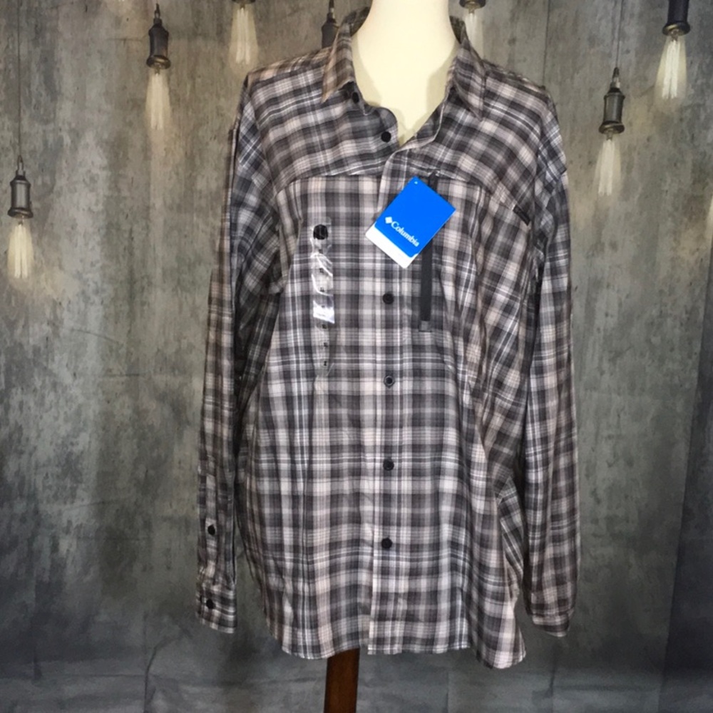 NWT COLUMBIA Long-Sleeve Button-Up